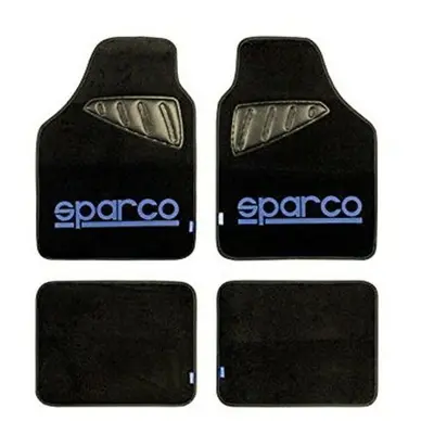 Car Floor Mat Set Sparco SPC1901 Universal Black/Blue (4 pcs)