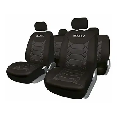 Car Seat Covers Sparco Black (11 pcs)