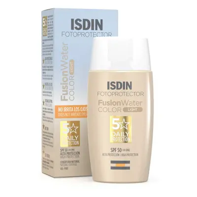 Sun Protection with Colour Isdin Fotoprotector Clear Spf 50 50 ml