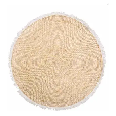 Carpet Alexandra House Living White Natural 120 x 120 cm Circular