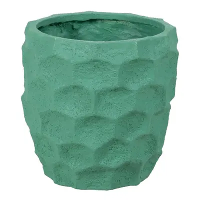 Planter Turquoise 49 x 49 x 49 cm