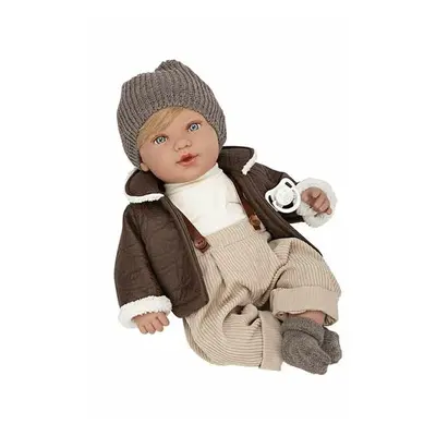 Baby doll Arias Elegannce Iria Brown Gray 45 cm