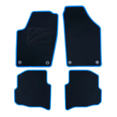 Car Floor Mat Set OCC Motorsport OCCVW0034BL Blue 5 Pieces