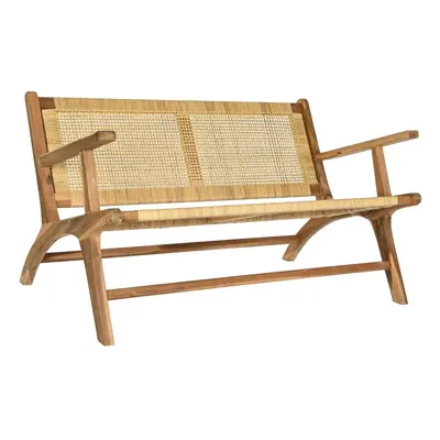 Bench DKD Home Decor Brown Natural 120 x 76 x 68 cm