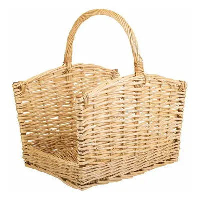 Log basket Alexandra House Living wicker Willow wood 36 x 52 x 49 cm