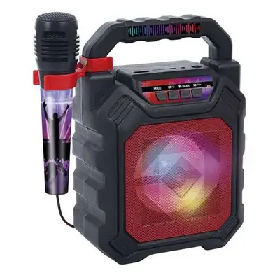 Speaker with Karaoke Microphone Reig Metal Pro