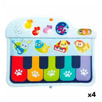 Interactive Piano for Babies Winfun 42 x 3 x 32 cm (4 Units)