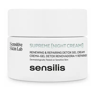 Anti-Wrinkle Night Cream Sensilis Supreme Real Detox 50 ml