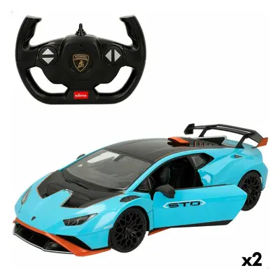 Remote-Controlled Car Lamborghini Huracán STO Blue 1:14 (2 Units)