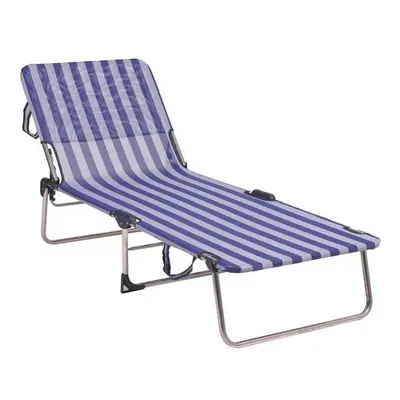 Garden day bed Alco Aluminium Multi-position Striped