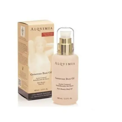 Firming Neck and Décolletage Cream Generous Bust Oil Alqvimia 100 ml