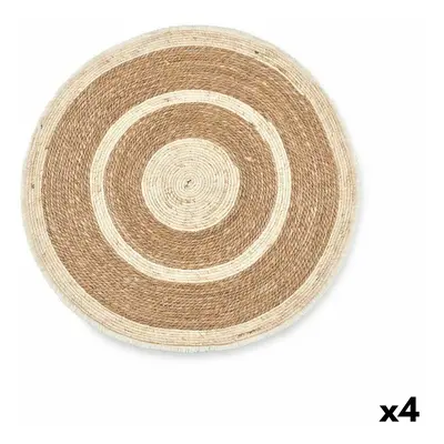 Carpet GiftDecor 94282 Natural Esparto grass 100 x 2 x 100 cm (4 Units)