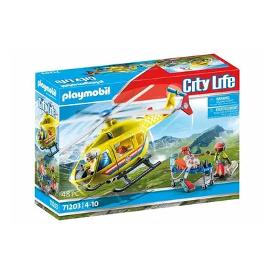 Playset Playmobil 71203 City Life Rescue Helicopter 48 Pieces