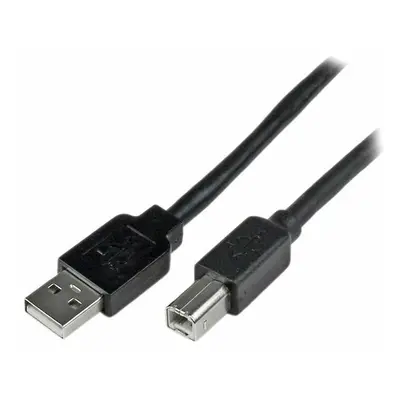 USB A to USB B Cable Startech USB2HAB65AC Black