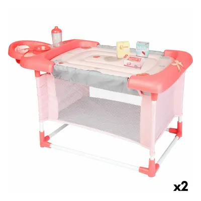 Changing table for dolls Colorbaby 3-in-1 68 x 32.5 x 34 cm 2 units