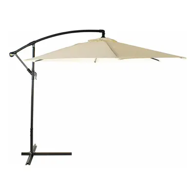 Sunshade DKD Home Decor Beige Polyester Steel (300 x 300 x 250 cm)