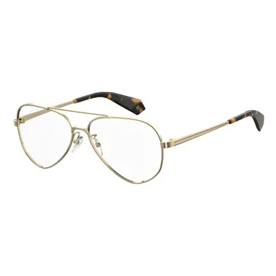 Unisex' Spectacle frame Polaroid PLD-D358-G-J5G Gold ø 58 mm