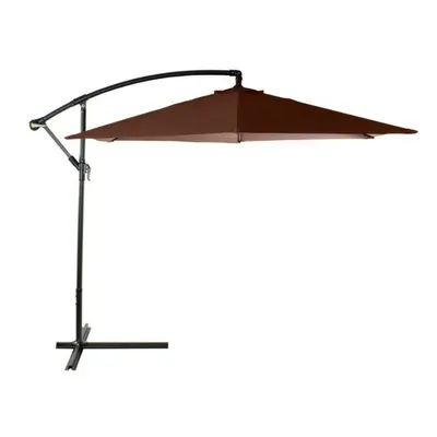 Parasol DKD Home Decor MB-166676 Brown Multicolour Steel Metal/Plastic 300 x 300 x 250 cm