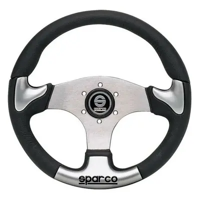 Racing Steering Wheel Sparco 015THPUGR345 Black Silver