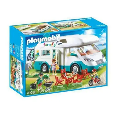 Playset Playmobil Family Fun Summer Caravan Playmobil 70088 (135 pcs)