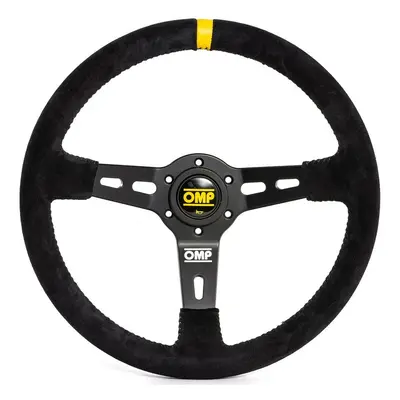 Racing Steering Wheel OMP OMPOD/2055/N Ø 35 cm Black Black/Yellow