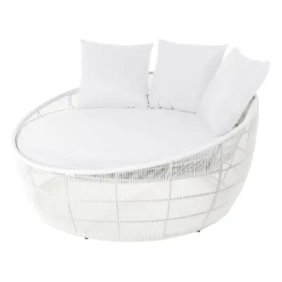 Sun-lounger Dido 160 x 160 x 76 cm Circular White