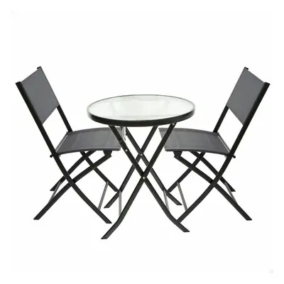 Table set with 2 chairs Aktive 3 Pieces Circular