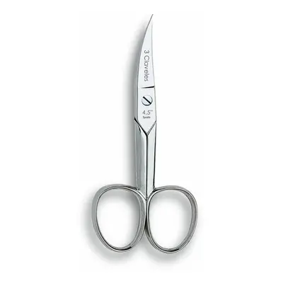 Nail Scissors 3 Claveles Carbon steel Curved 4,5" Curve