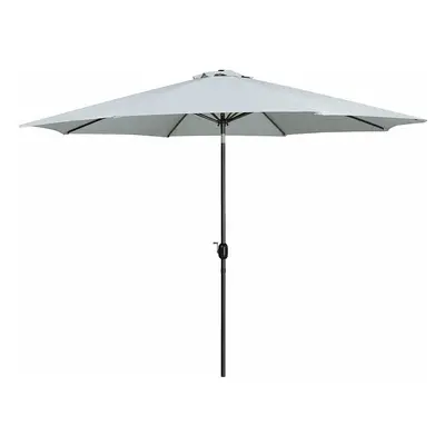 Marbueno Umbrella Steel 8 Ribs D270 cm Polyester White Garden, Pool, Terrace 10484