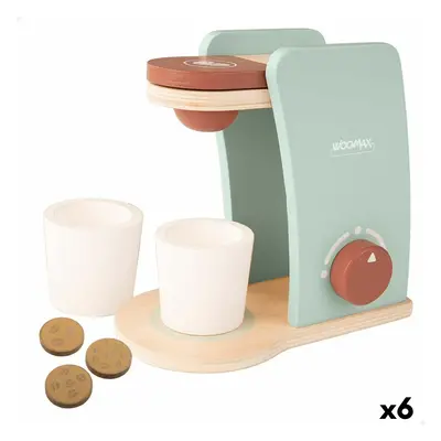 Toy coffee maker Woomax 6 Pieces (6 Units)