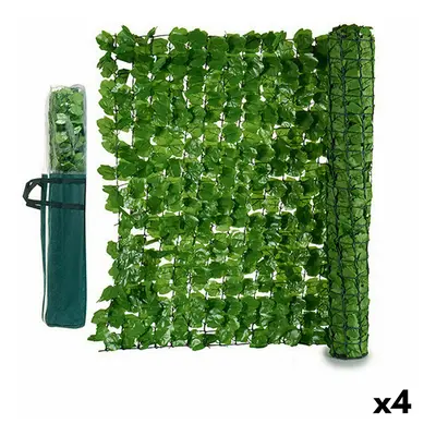 Garden Fence Sheets 1 x 3 m Light Green Plastic (4 Units)