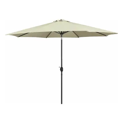 Marbueno Umbrella Steel 8 Ribs D270 cm Polyester Beige Garden, Pool, Terrace 10483