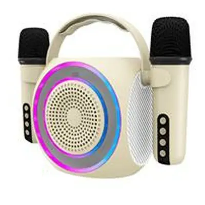 Speaker with Karaoke Microphone Celly PARTYMIC2WH White