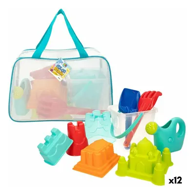 Beach toys set Colorbaby polypropylene (12 Units)