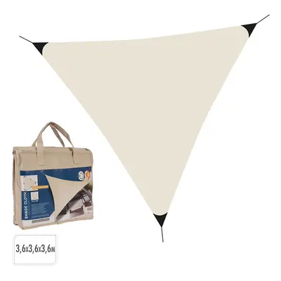 Awning Lifetime Cream Triangular 3,6 x 3,6 x 3,6 m