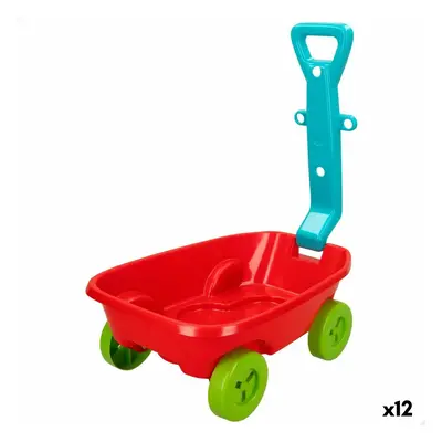 Beach toys set Colorbaby Wheelbarrow polypropylene (12 Units)