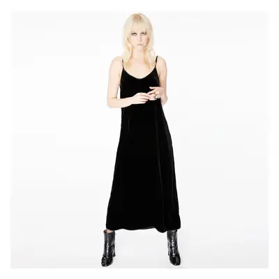 Pfeiffer Black Velvet Slip Dress