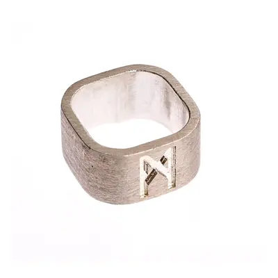 Signature Brushed Silver Ring