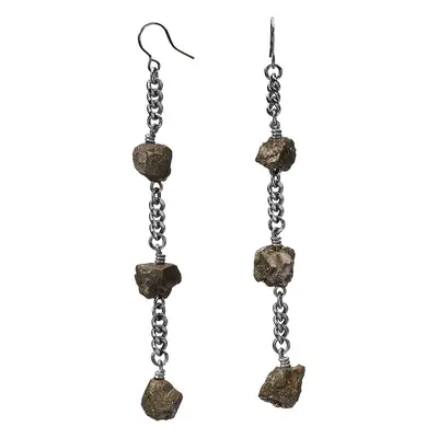 Longing Pyrite Earrings