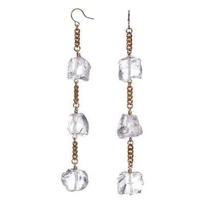 Longing Rough Quartz Earrings