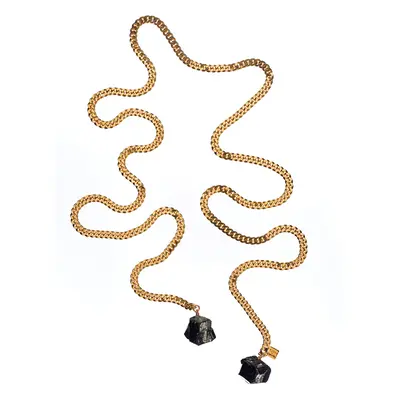 Tie me up Black Tourmaline Necklace