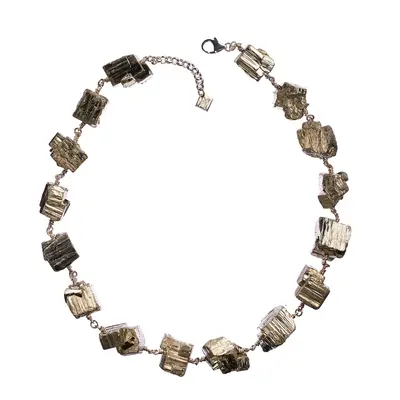 Not A Pearl Necklace Shiny Pyrite