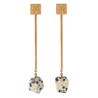 The “M” Convertible Dalmatian Earrings