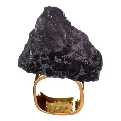 Roxx Black Tourmaline Asymmetrical Ring