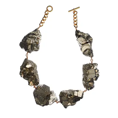 Not A Pearl Necklace XXL Art Edition Pyrite Crystal