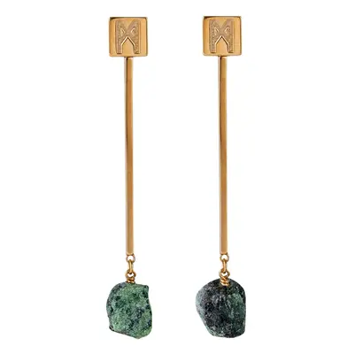 The “M” Convertible Ruby Zoisite Earrings