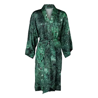 Rossellini Malachite Silk Kimono