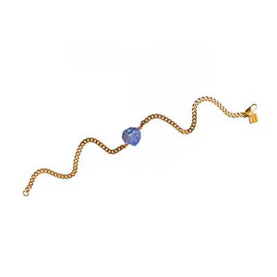 The Raw One Lapis Lazuli Anklet