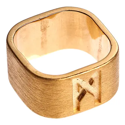 Signature Brushed Gold Ring