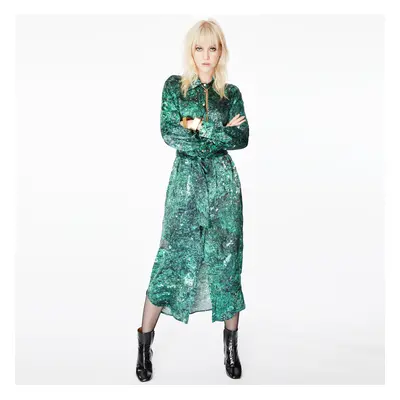 Harry Malachite Midi Shirt Dress